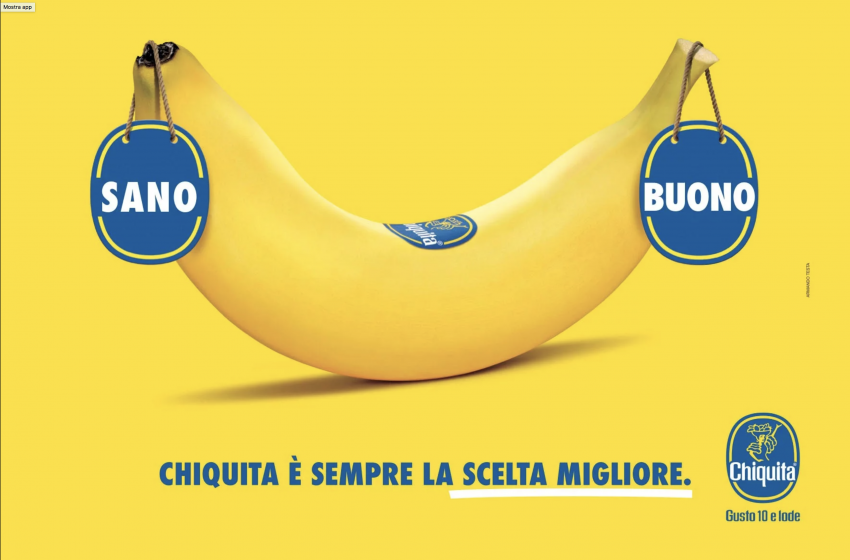  Armando Testa firma la nuova campagna Chiquita