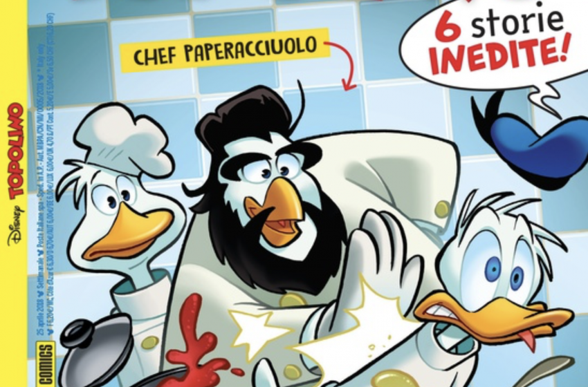  Cannavacciuolo diventa un fumetto su Topolino