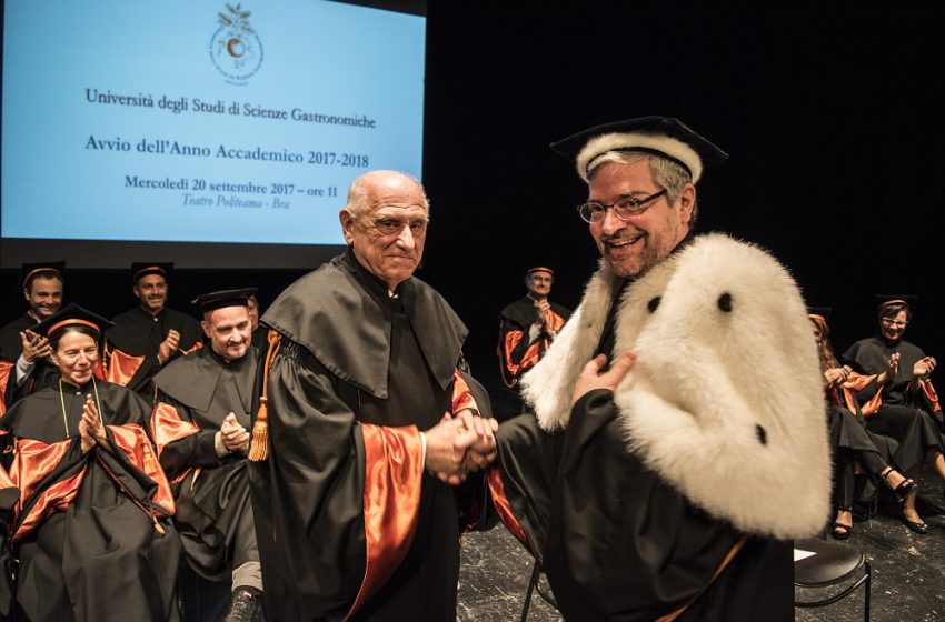  Università di Scienze Gastronomiche di Pollenzo, Pieroni nuovo rettore