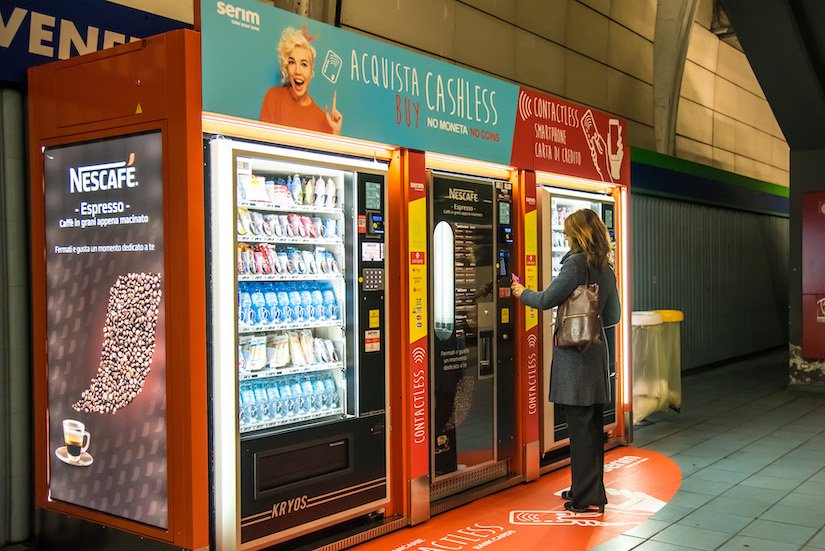  Digital vending, il caffè si paga con lo smartphone