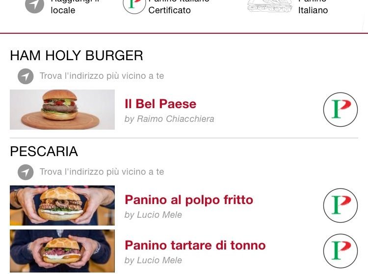  Panini di qualità, una App per fare sistema