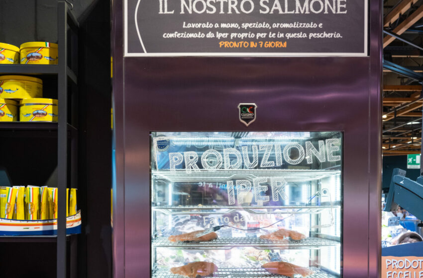  Iper avvia la produzione di salmone aromatizzato nel pesciugatore