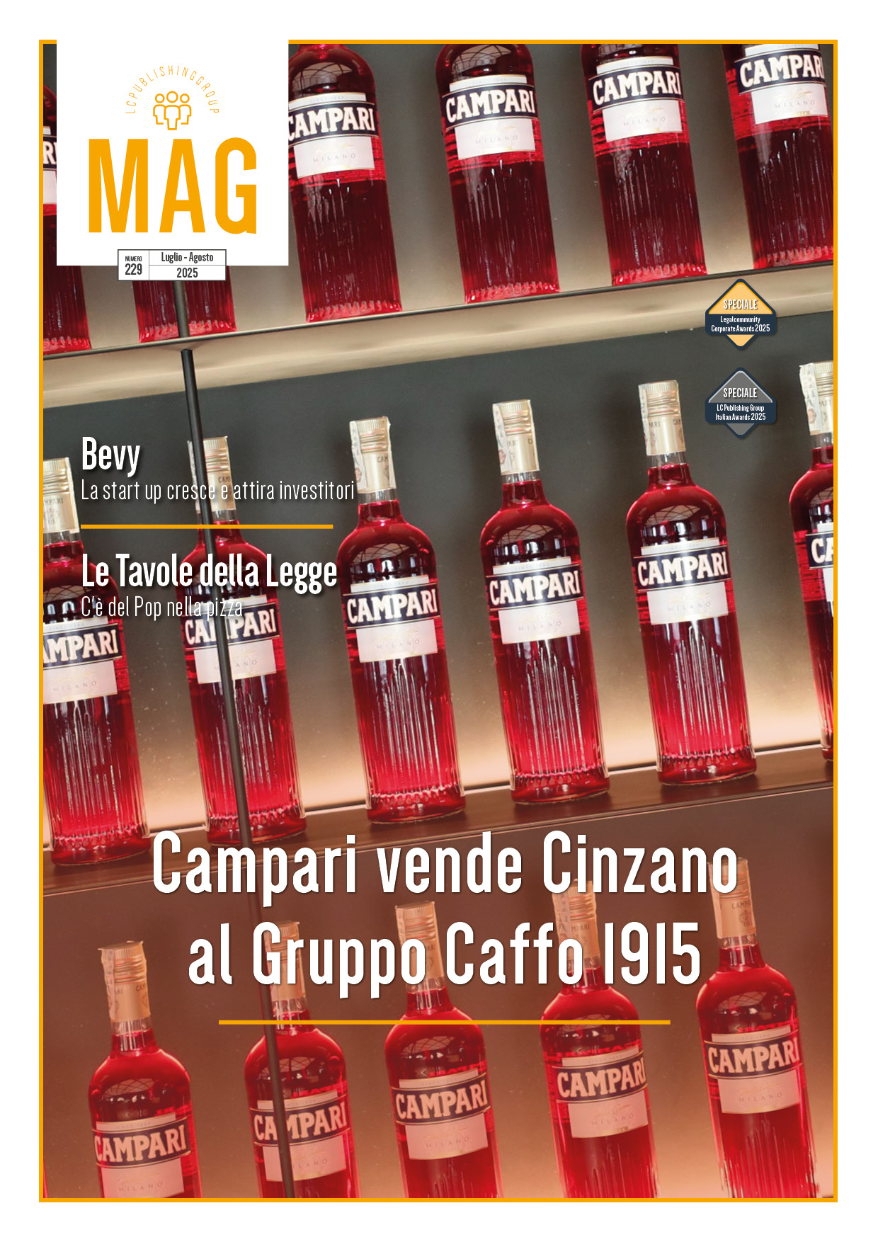 Campari vende Cinzano al Gruppo Caffo 1915